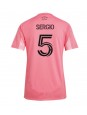 Billige Inter Miami Sergio Busquets #5 Hjemmedrakt Dame 2025-26 Kortermet